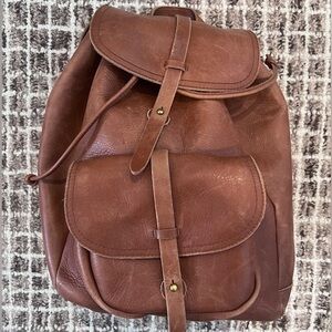 Madewell leather rucksack